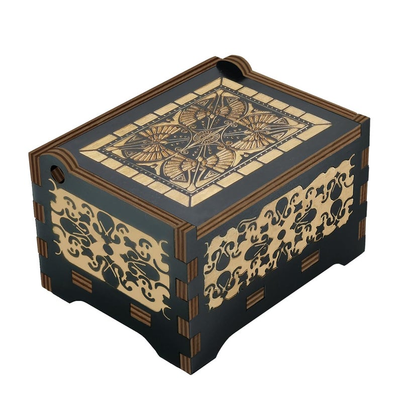 Sooharic Music Box Happy Birthday Gifts for Boys, Girls, Friends - 18 Note Mechanism Wooden Music Box Wind Up - Image 3